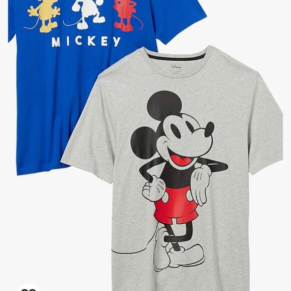 🔥3/$42 w FREE SHIPPING🔥 NEW- 2 Mens Disney Mickey Mouse tshirts - Picture 6 of 6